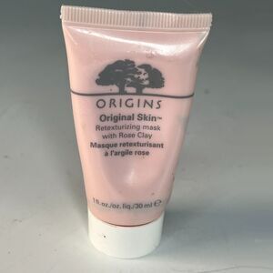 Origins Original Skin Retexturizing Rose Clay Mask Travel 1 fl oz 30ml New